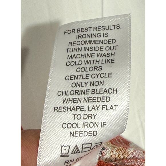 Maurices Women’s Rusted Rose Floral Lace Crochet Sleeveless Top Size Large NWT - Picture 5 of 6